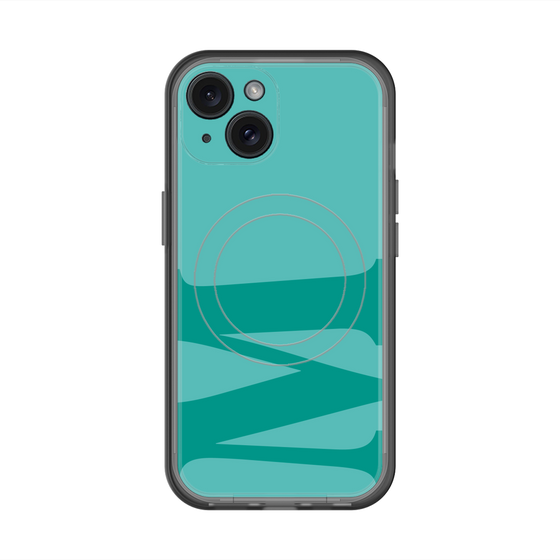 スリムプロテクションプレミアムケース with MagSafe［ オリジナル - initial color - M light green ］