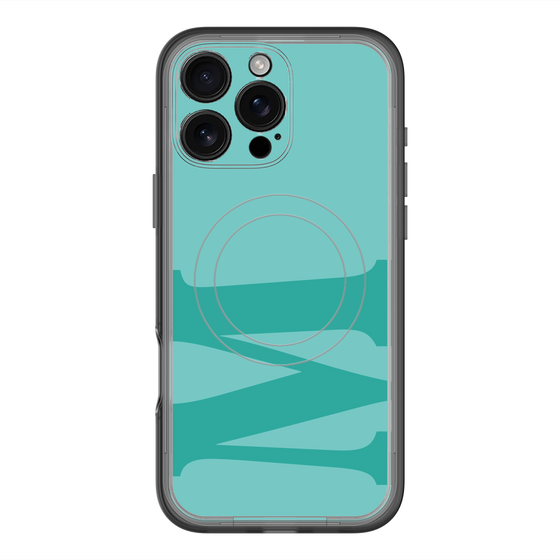 スリムプロテクションプレミアムケース with MagSafe［ オリジナル - initial color - M light green ］