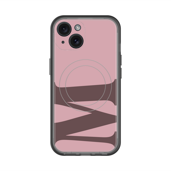 スリムプロテクションプレミアムケース with MagSafe［ オリジナル - initial color - M dusty pink ］