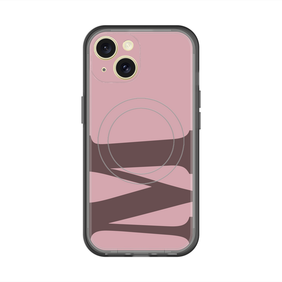 スリムプロテクションプレミアムケース with MagSafe［ オリジナル - initial color - M dusty pink ］