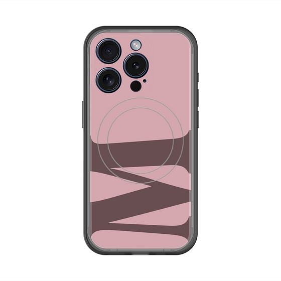 スリムプロテクションプレミアムケース with MagSafe［ オリジナル - initial color - M dusty pink ］