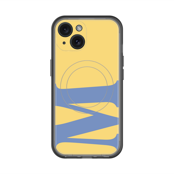 スリムプロテクションプレミアムケース with MagSafe［ オリジナル - initial color - M yellow ］