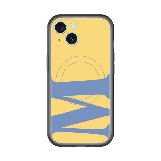 スリムプロテクションプレミアムケース with MagSafe［ オリジナル - initial color - M yellow ］