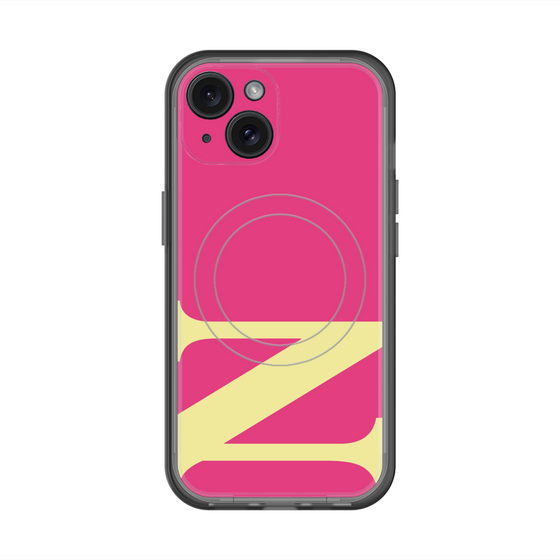 スリムプロテクションプレミアムケース with MagSafe［ オリジナル - initial color - N pink ］