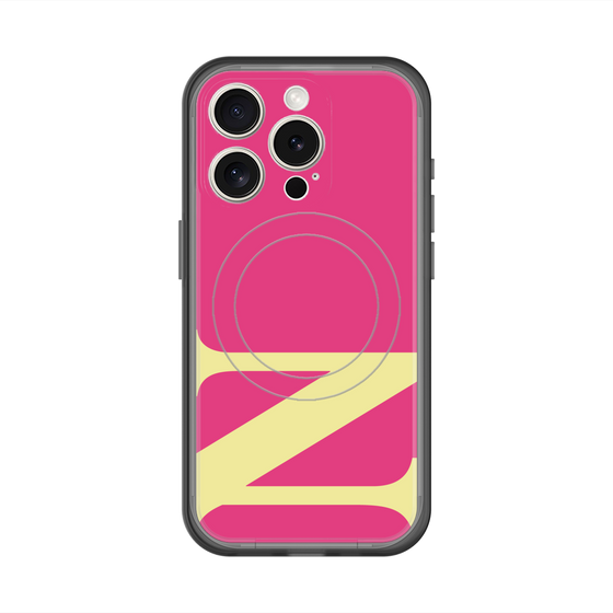 スリムプロテクションプレミアムケース with MagSafe［ オリジナル - initial color - N pink ］