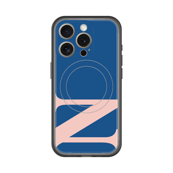 スリムプロテクションプレミアムケース with MagSafe［ オリジナル - initial color - N navy ］