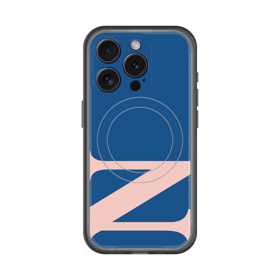スリムプロテクションプレミアムケース with MagSafe［ オリジナル - initial color - N navy ］