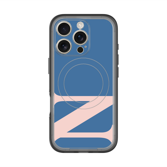 スリムプロテクションプレミアムケース with MagSafe［ オリジナル - initial color - N navy ］