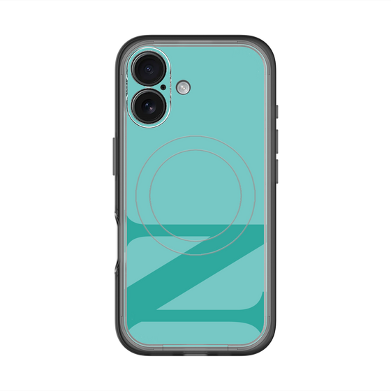 スリムプロテクションプレミアムケース with MagSafe［ オリジナル - initial color - N light green ］