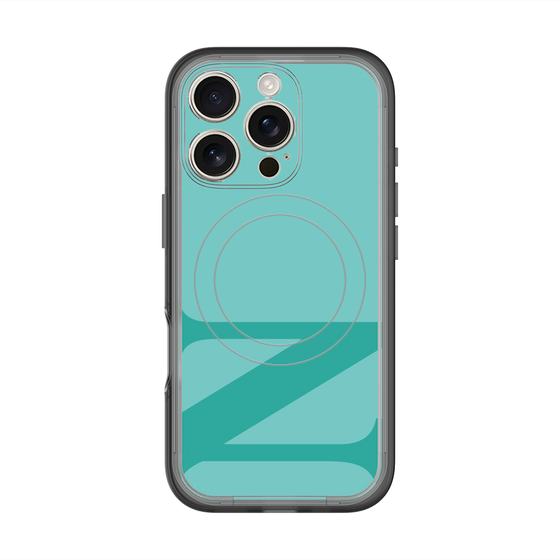 スリムプロテクションプレミアムケース with MagSafe［ オリジナル - initial color - N light green ］