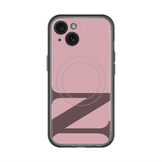 スリムプロテクションプレミアムケース with MagSafe［ オリジナル - initial color - N dusty pink ］