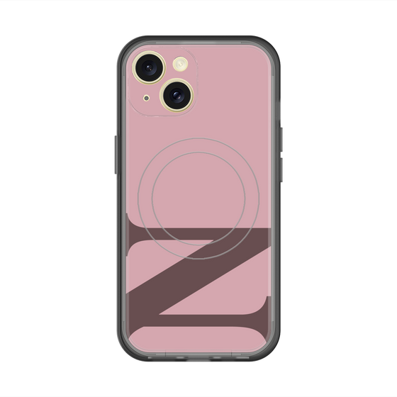 スリムプロテクションプレミアムケース with MagSafe［ オリジナル - initial color - N dusty pink ］