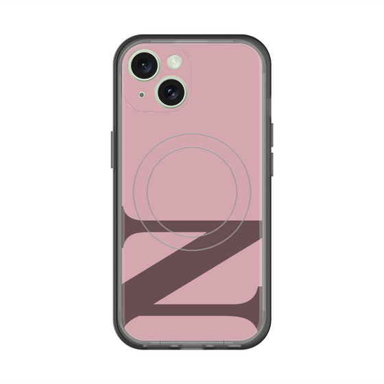 スリムプロテクションプレミアムケース with MagSafe［ オリジナル - initial color - N dusty pink ］