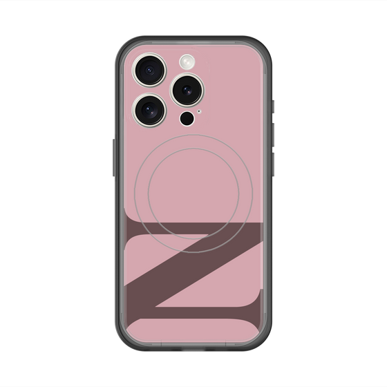 スリムプロテクションプレミアムケース with MagSafe［ オリジナル - initial color - N dusty pink ］