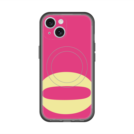 スリムプロテクションプレミアムケース with MagSafe［ オリジナル - initial color - O pink ］