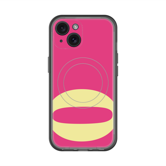 スリムプロテクションプレミアムケース with MagSafe［ オリジナル - initial color - O pink ］