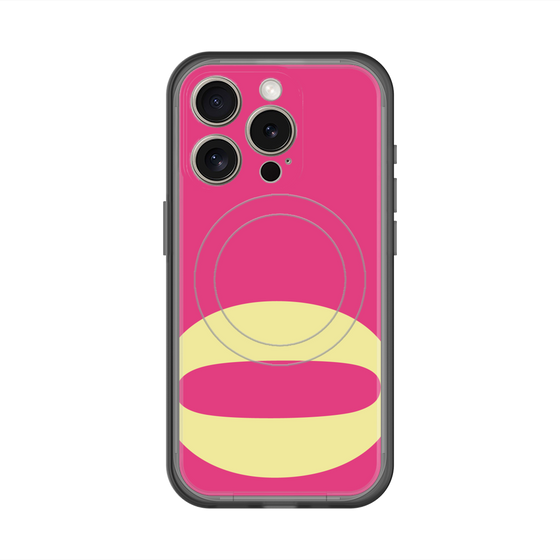 スリムプロテクションプレミアムケース with MagSafe［ オリジナル - initial color - O pink ］