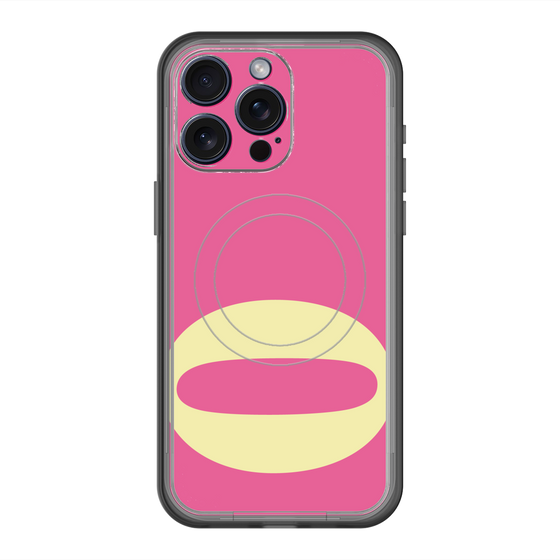 スリムプロテクションプレミアムケース with MagSafe［ オリジナル - initial color - O pink ］