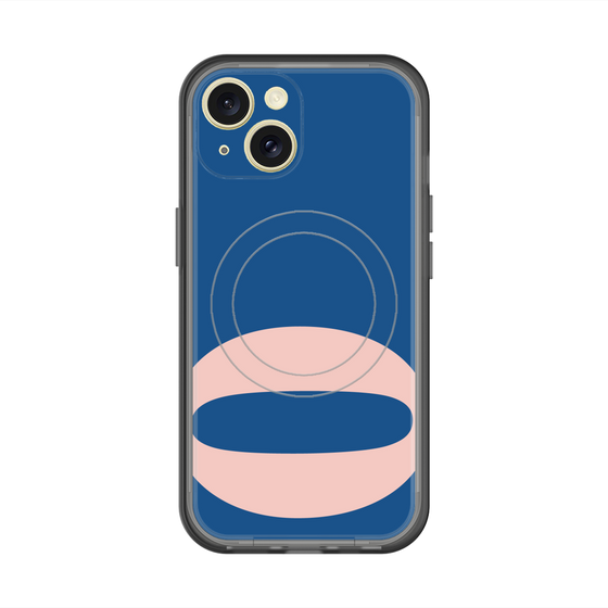 スリムプロテクションプレミアムケース with MagSafe［ オリジナル - initial color - O navy ］