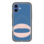 スリムプロテクションプレミアムケース with MagSafe［ オリジナル - initial color - O navy ］