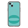 スリムプロテクションプレミアムケース with MagSafe［ オリジナル - initial color - O light green ］