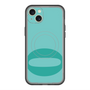 スリムプロテクションプレミアムケース with MagSafe［ オリジナル - initial color - O light green ］