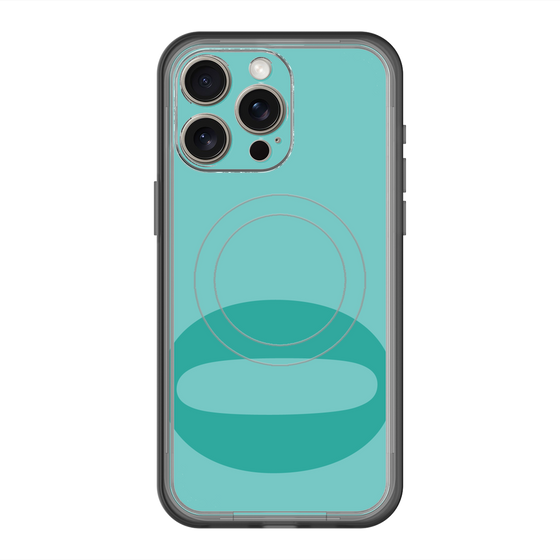 スリムプロテクションプレミアムケース with MagSafe［ オリジナル - initial color - O light green ］