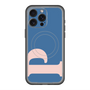 スリムプロテクションプレミアムケース with MagSafe［ オリジナル - initial color - P navy ］