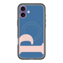 スリムプロテクションプレミアムケース with MagSafe［ オリジナル - initial color - P navy ］