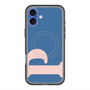 スリムプロテクションプレミアムケース with MagSafe［ オリジナル - initial color - P navy ］