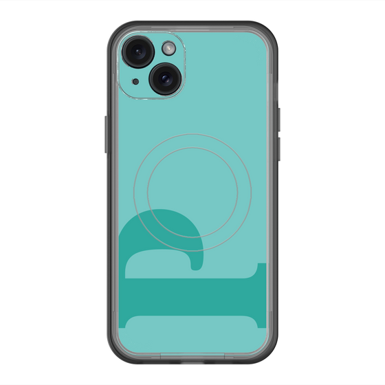 スリムプロテクションプレミアムケース with MagSafe［ オリジナル - initial color - P light green ］