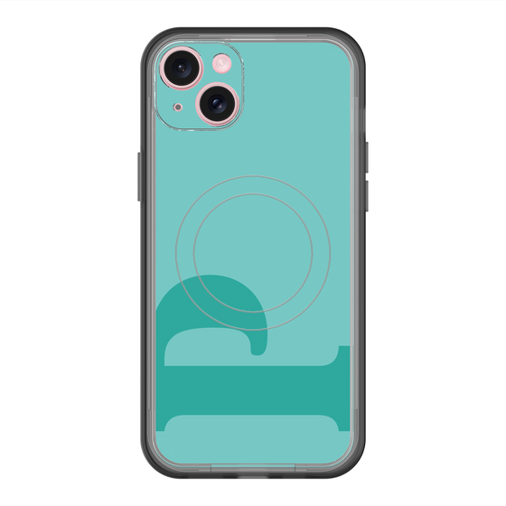 スリムプロテクションプレミアムケース with MagSafe［ オリジナル - initial color - P light green ］