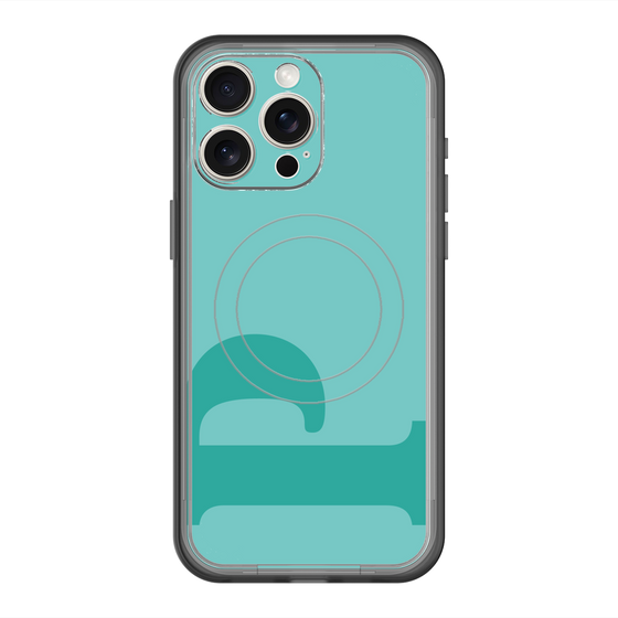 スリムプロテクションプレミアムケース with MagSafe［ オリジナル - initial color - P light green ］