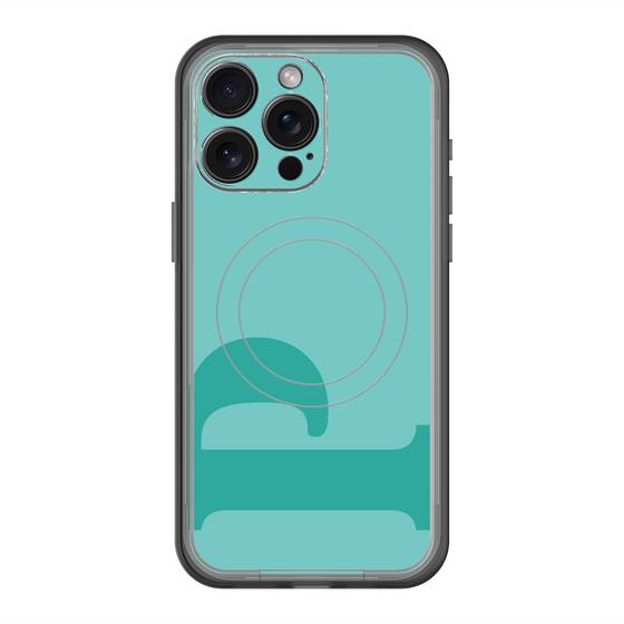 スリムプロテクションプレミアムケース with MagSafe［ オリジナル - initial color - P light green ］