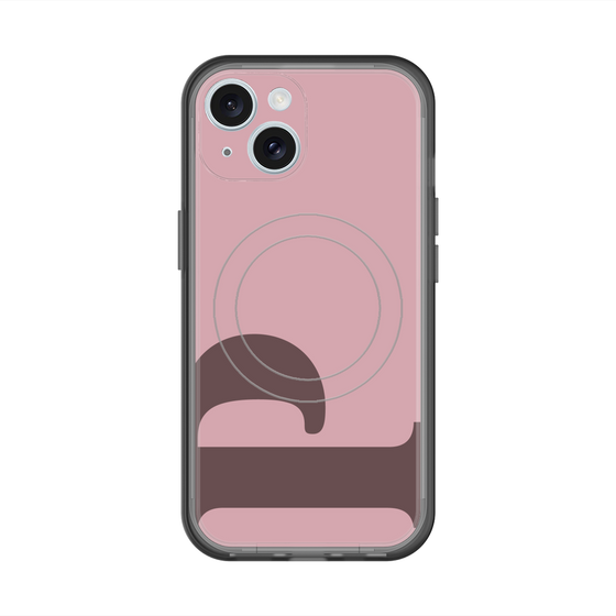 スリムプロテクションプレミアムケース with MagSafe［ オリジナル - initial color - P dusty pink ］