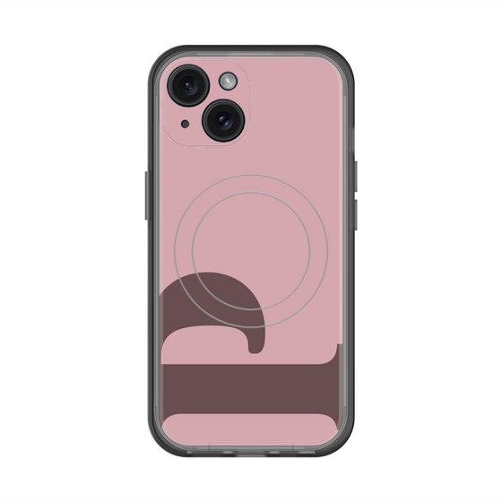 スリムプロテクションプレミアムケース with MagSafe［ オリジナル - initial color - P dusty pink ］