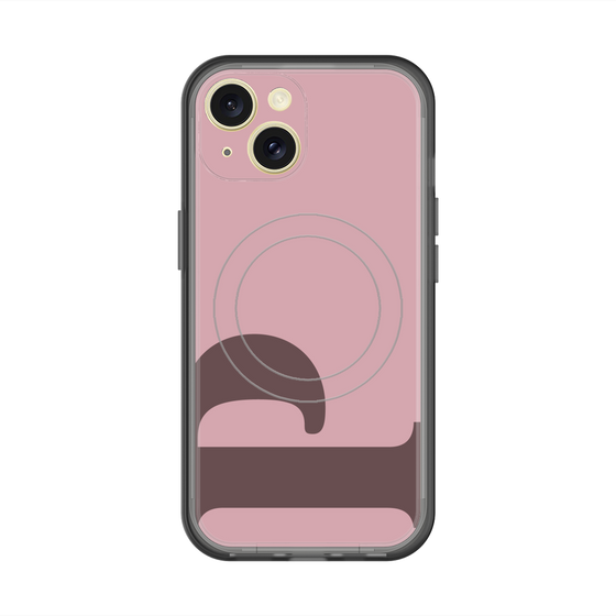 スリムプロテクションプレミアムケース with MagSafe［ オリジナル - initial color - P dusty pink ］
