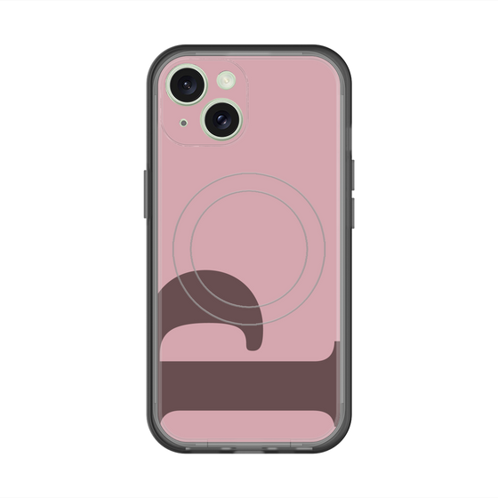 スリムプロテクションプレミアムケース with MagSafe［ オリジナル - initial color - P dusty pink ］