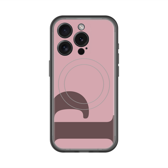 スリムプロテクションプレミアムケース with MagSafe［ オリジナル - initial color - P dusty pink ］