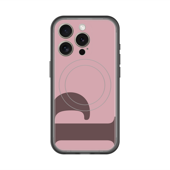 スリムプロテクションプレミアムケース with MagSafe［ オリジナル - initial color - P dusty pink ］