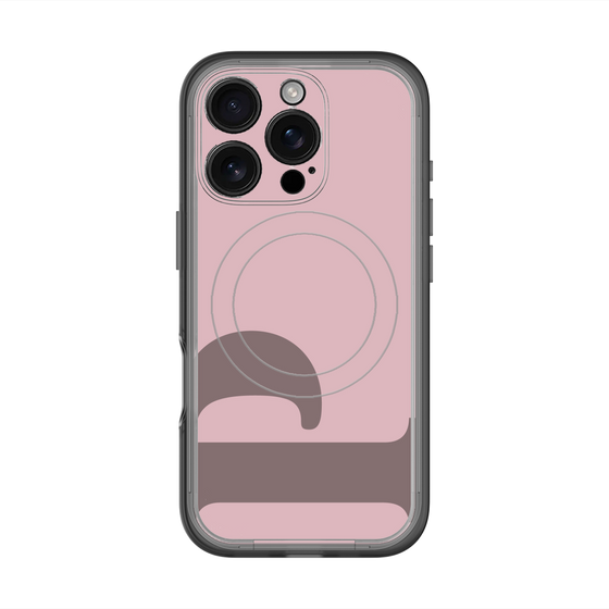 スリムプロテクションプレミアムケース with MagSafe［ オリジナル - initial color - P dusty pink ］