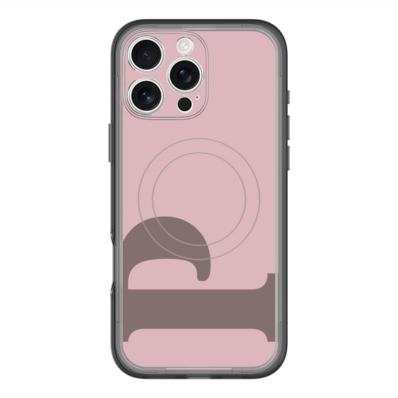 スリムプロテクションプレミアムケース with MagSafe［ オリジナル - initial color - P dusty pink ］