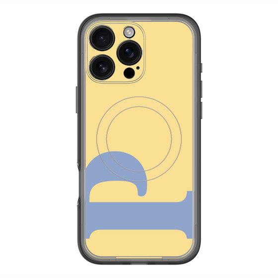 スリムプロテクションプレミアムケース with MagSafe［ オリジナル - initial color - P yellow ］