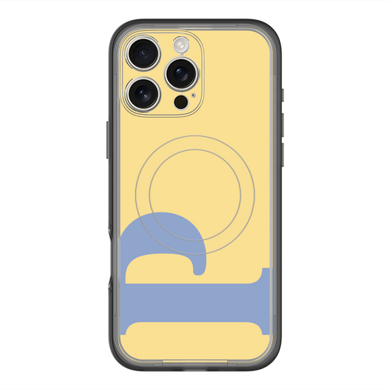 スリムプロテクションプレミアムケース with MagSafe［ オリジナル - initial color - P yellow ］