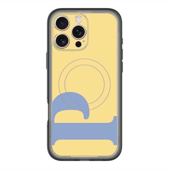 スリムプロテクションプレミアムケース with MagSafe［ オリジナル - initial color - P yellow ］