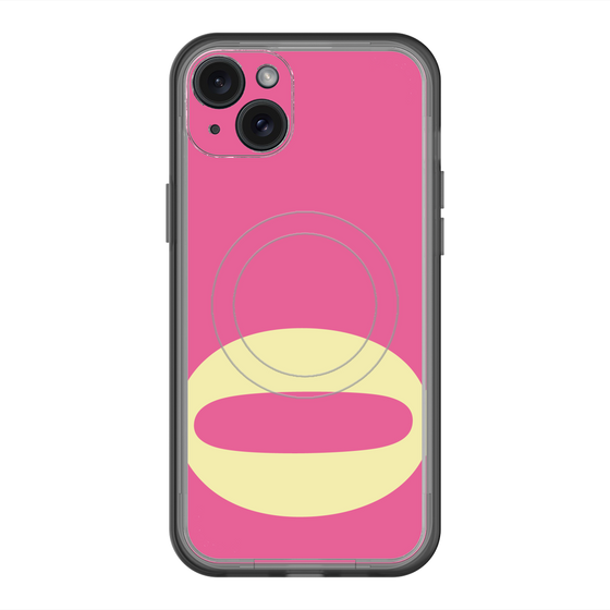 スリムプロテクションプレミアムケース with MagSafe［ オリジナル - initial color - Q pink ］