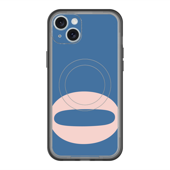 スリムプロテクションプレミアムケース with MagSafe［ オリジナル - initial color - Q navy ］