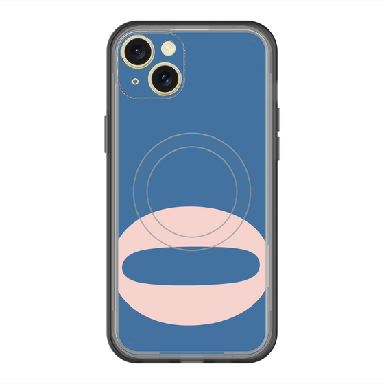 スリムプロテクションプレミアムケース with MagSafe［ オリジナル - initial color - Q navy ］