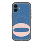 スリムプロテクションプレミアムケース with MagSafe［ オリジナル - initial color - Q navy ］