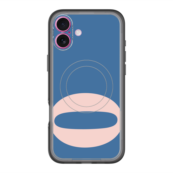 スリムプロテクションプレミアムケース with MagSafe［ オリジナル - initial color - Q navy ］